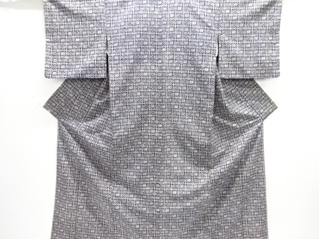 Japanese Kimono / Tsumugi Omeshi Silk